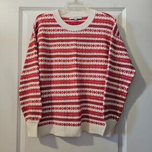 LOFT Fair Isle Stripe Everyday Sweater